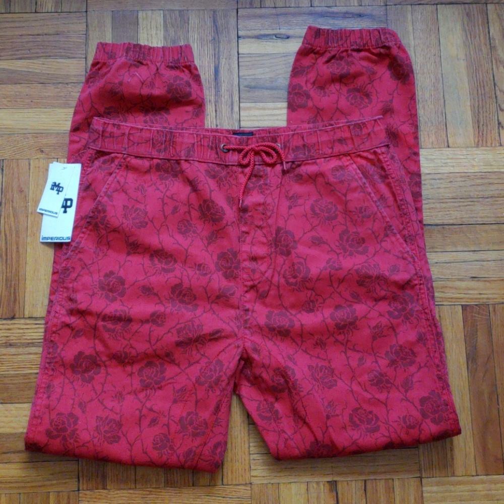 Tonal Floral Joggers
